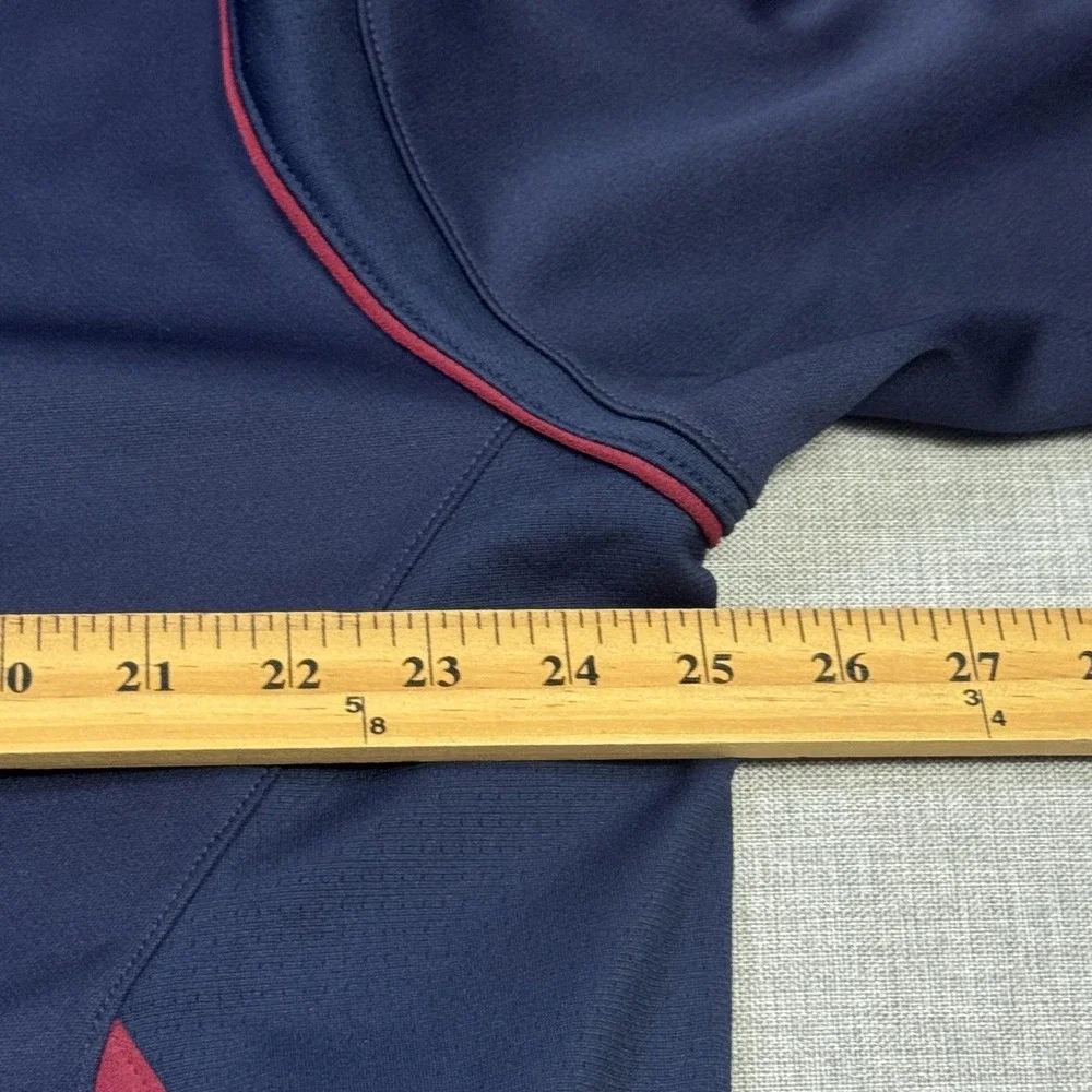 Nike Penn Athletics Quakers Dri-FIT Track Jacket Mens XL Blue Colorblock Zip